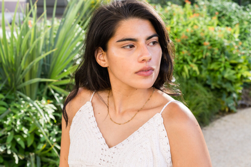 lifestyle jewelry photography natural light bracelets on model