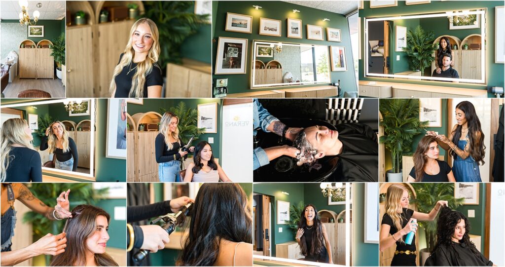 Lifestyle commercial photography for a wellness brand showing a client service experience