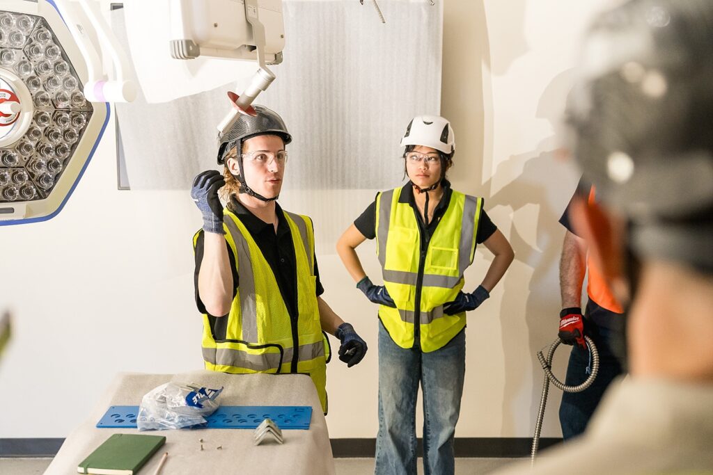 Commercial brand photography showing a service-based business experience in action