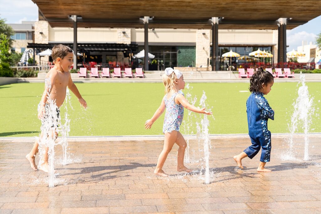 Children at splash pad during lifestyle marketing campaign at Hill Country Galleria Bee Cave TX — Alissa Cordoba
Brands
